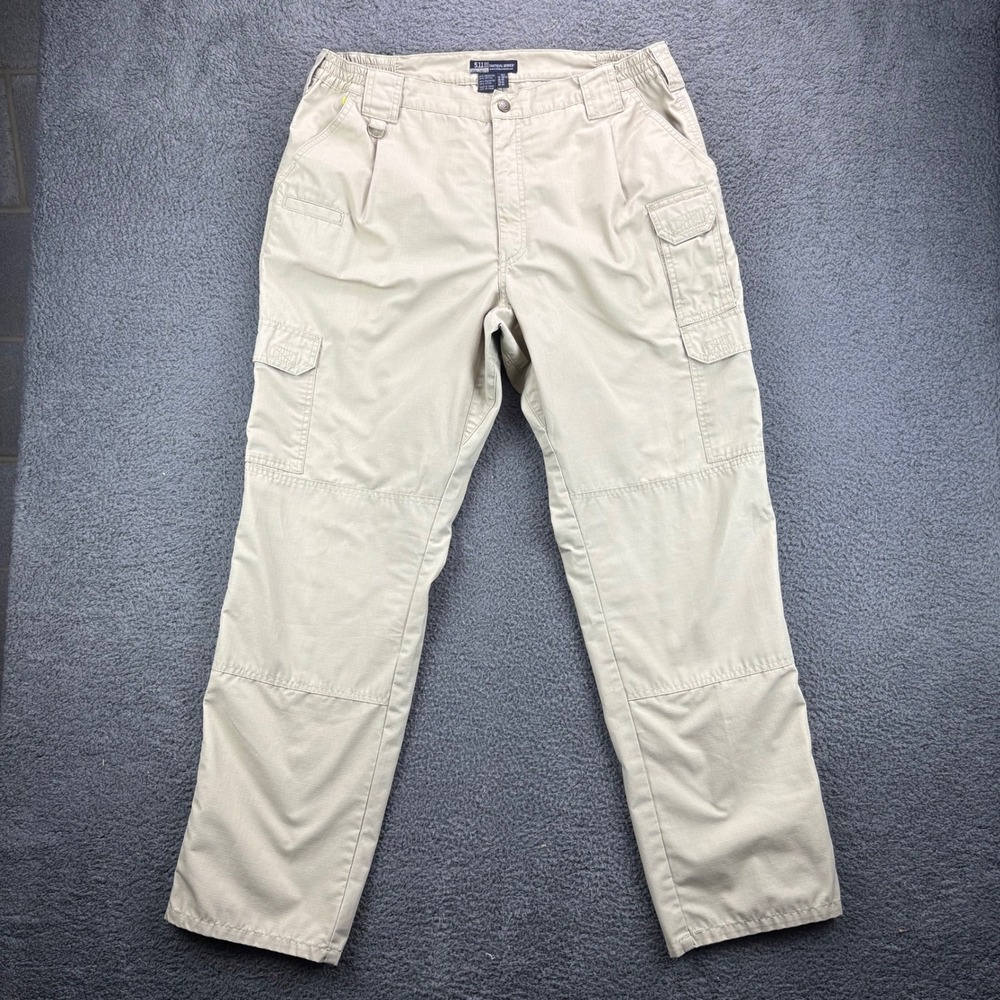 5.11 Tactical‎ Series Men khaki Flex Tac Cargo Pants Style 74273 Size W38 L34